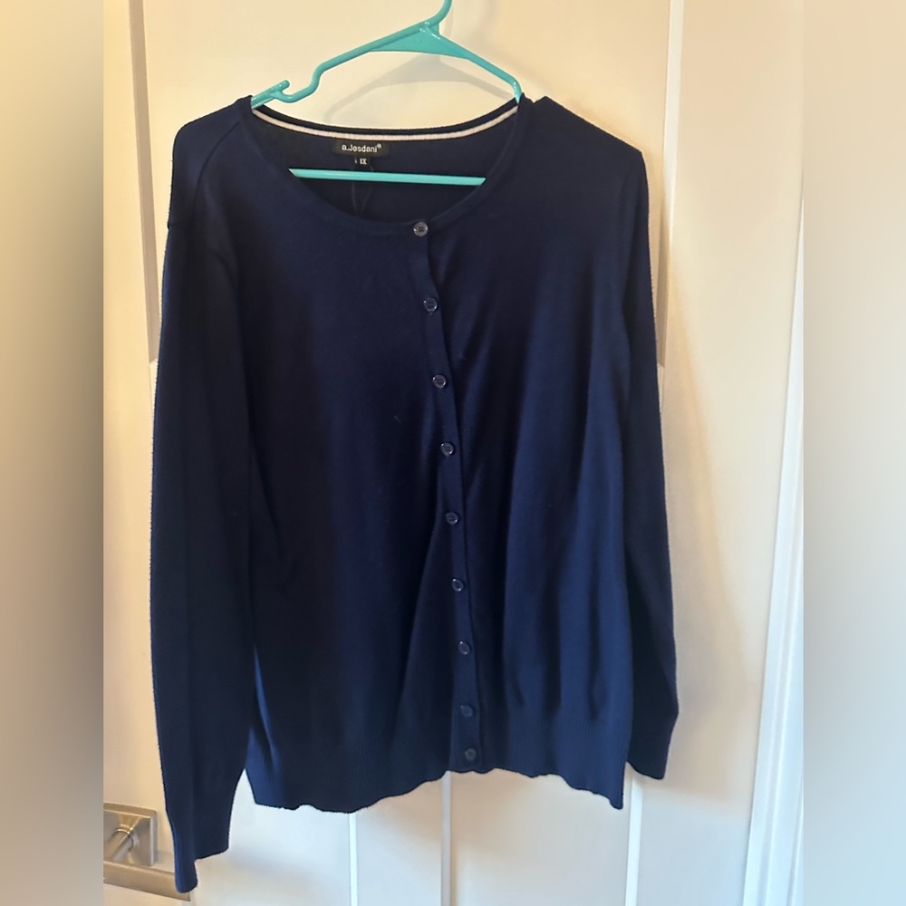 Blue Sweater Cardigan